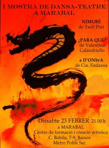 Cartell Nimubé marabal