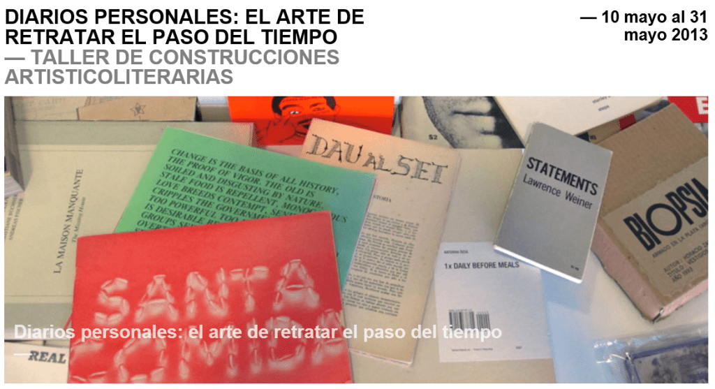 Diarios personales el arte de retratar el paso del tiempo